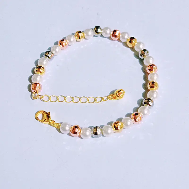 Gelang Tangan Rantai Gold - Gelang Simpel Kasual Anti Karat - Gambar 4