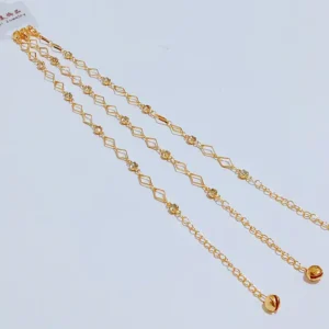 Gelang Wanita Rantai Simpel Gold Anti Karat - Gaya Kekinian