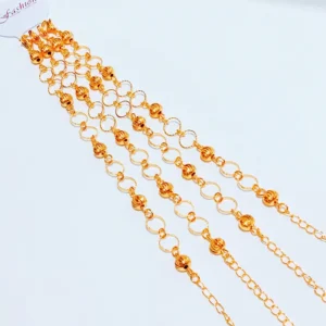 Gelang Tangan Rantai Gold - Gelang Simpel Gold Permata