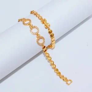 Gelang Tangan Rantai Simpel - Gelang Gold Anti Karat