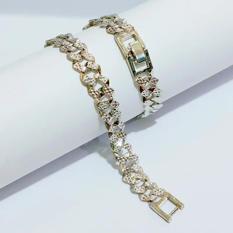 Gelang Tangan Rantai - Gelang Simpel Gold Permata Zircon - Gambar 2