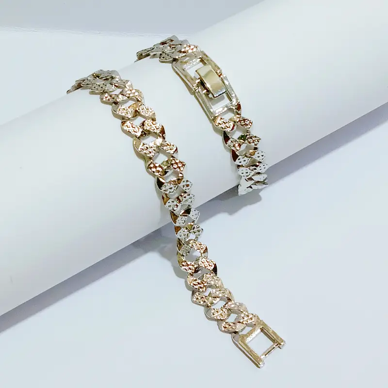 Gelang Tangan Rantai - Gelang Simpel Gold Permata Zircon - Gambar 3