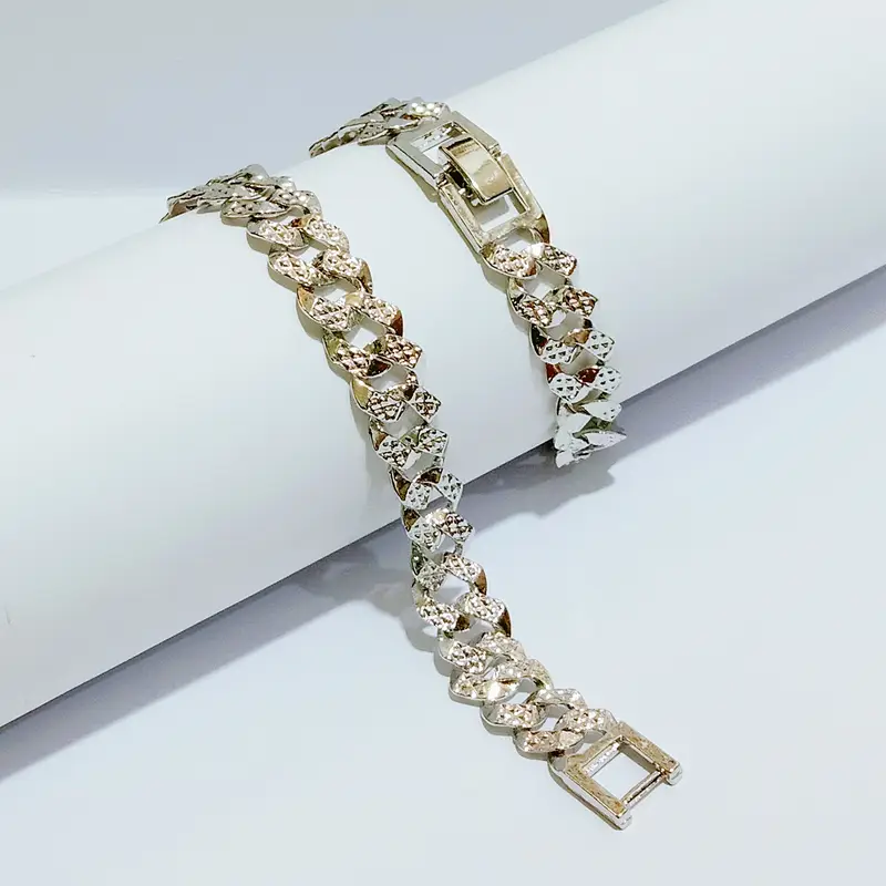 Gelang Tangan Rantai - Gelang Simpel Gold Permata Zircon - Gambar 4