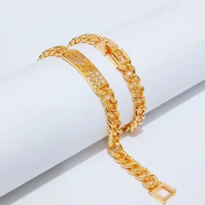 Gelang Wanita Rantai Simpel Gold Anti Karat - Elegan Harian