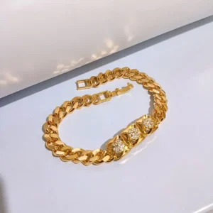 Gelang Wanita Rantai Simpel Gold Anti Karat - Hadiah Ulang Tahun