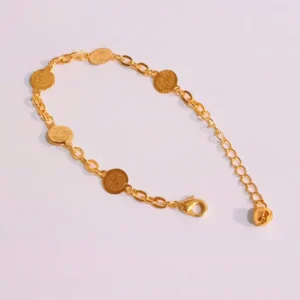 Gelang Wanita Rantai Permata Gold Anti Karat - Hadiah Ulang Tahun