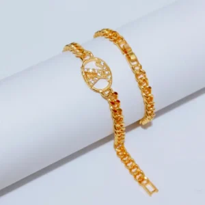 Gelang Tangan Rantai - Gelang Simpel Gold Lapis Emas
