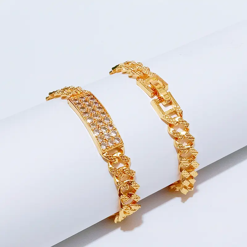 Gelang Tangan Rantai - Gelang Simpel Permata Elegan - Gambar 3