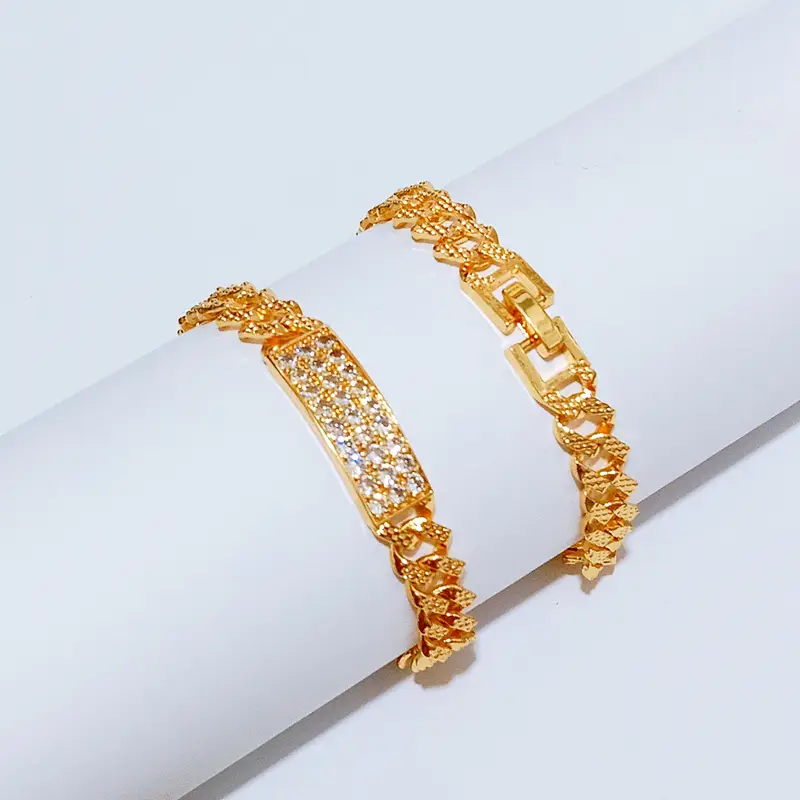 Gelang Tangan Rantai - Gelang Simpel Permata Elegan - Gambar 4