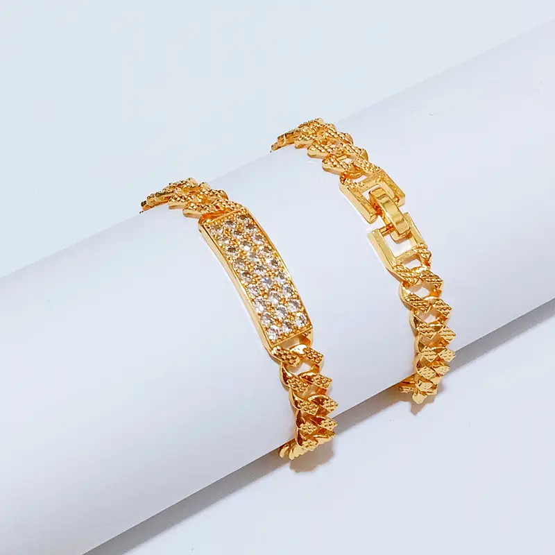 Gelang Tangan Rantai - Gelang Simpel Permata Elegan - Gambar 5