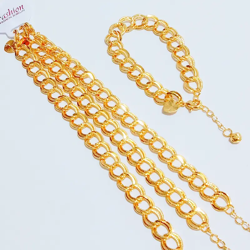 Gelang Tangan Rantai - Gelang Simpel Gold Elegan Anti Karat - Gambar 4