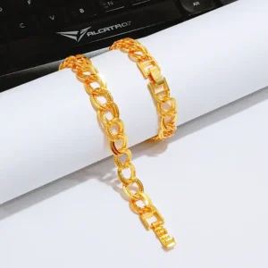 Gelang Wanita Rantai Permata Gold Anti Karat - Elegan Harian