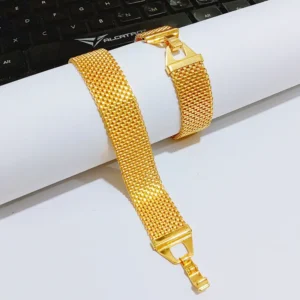 Gelang Tangan Rantai - Gelang Simpel Gold Anti Karat