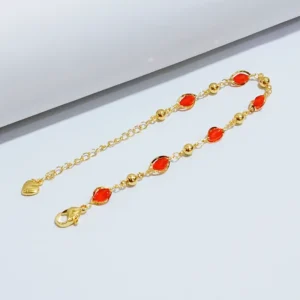 Gelang Tangan Rantai - Gelang Simpel Gold Lapis Emas Elegan