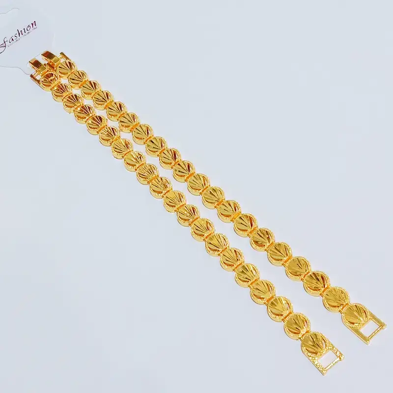 Gelang Wanita Rantai Simpel Gold Anti Karat - Fashion Viral - Gambar 2