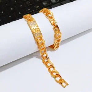Gelang Wanita Rantai Simpel Gold Anti Karat - Hadiah Ulang Tahun