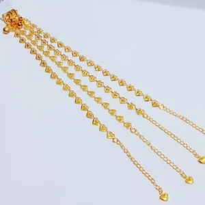 Gelang Tangan Rantai - Gelang Simpel Gold Glossy Elegan