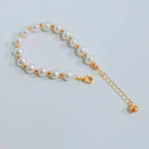 Gelang Tangan Rantai Gold - Gelang Kasual Simpel Gold Elegan