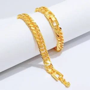 Gelang Tangan Rantai - Gelang Simpel Gold Anti Karat Elegan