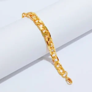 Gelang Wanita Rantai Simpel Gold Anti Karat - Elegan Harian