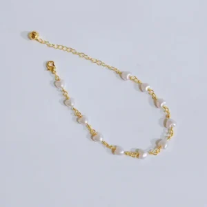 Gelang Wanita Rantai Simpel Gold Anti Karat - Hadiah Ulang Tahun