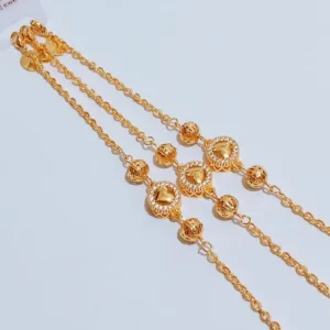 Gelang Wanita Rantai Simpel Gold Anti Karat - Gaya Kekinian
