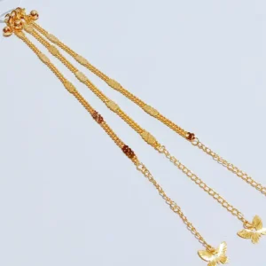 Gelang Wanita Rantai Simpel Gold Anti Karat - Hadiah Ulang Tahun