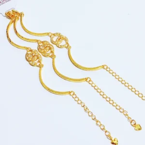 Gelang Tangan Rantai Gold - Gelang Kasual Simpel Gold Elegan