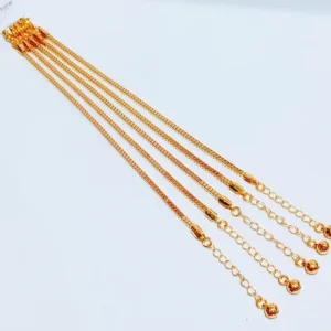 Gelang Wanita Rantai Simpel Gold Anti Karat - Hadiah Ulang Tahun