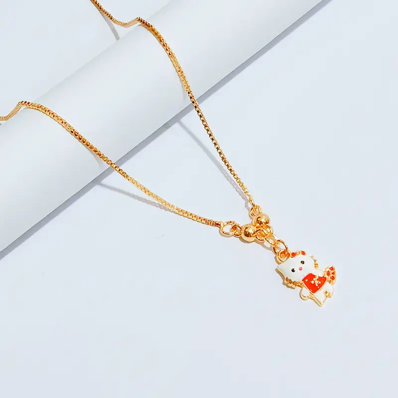 Kalung Anak Karakter Simpel Gold Anti Karat Mewah - Image 5