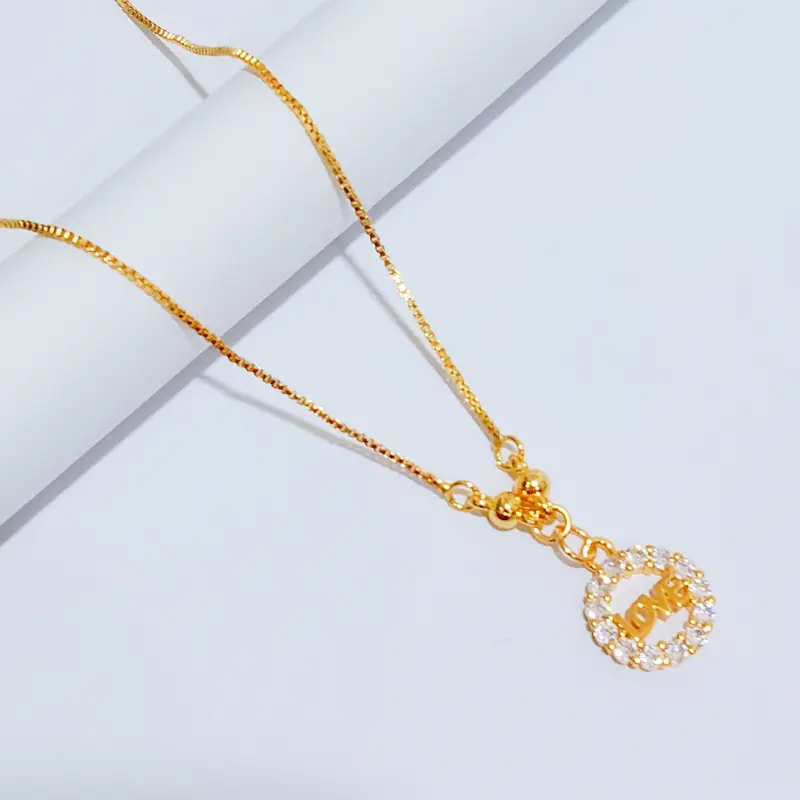 Kalung Xuping Dewasa Simpel Model Terbaru Gold - Simpel Tapi Mewah Cocok untuk Segala Acara - Gambar 2