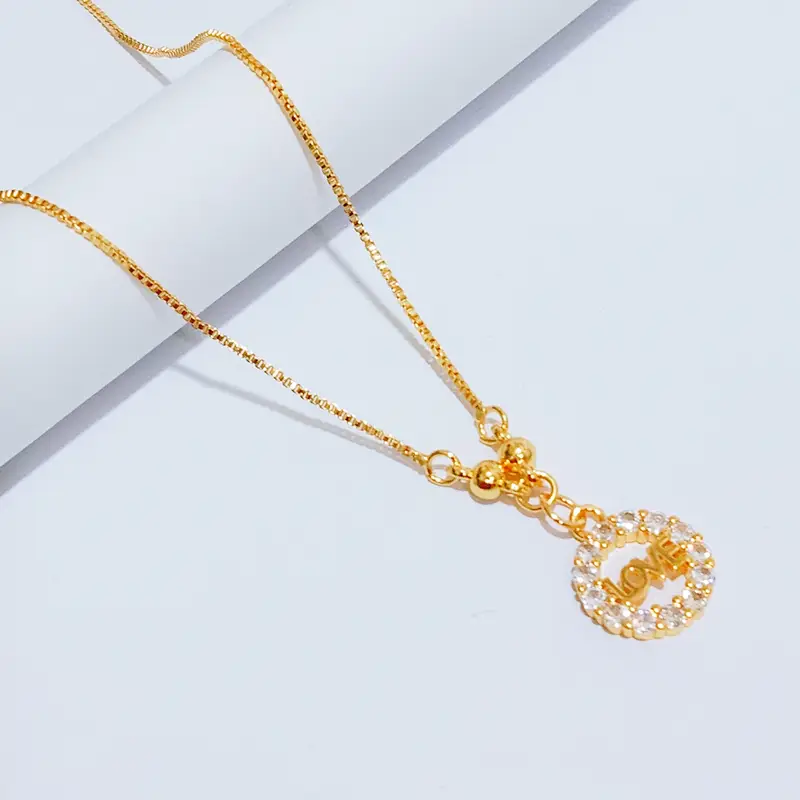 Kalung Xuping Dewasa Simpel Model Terbaru Gold - Simpel Tapi Mewah Cocok untuk Segala Acara - Gambar 3