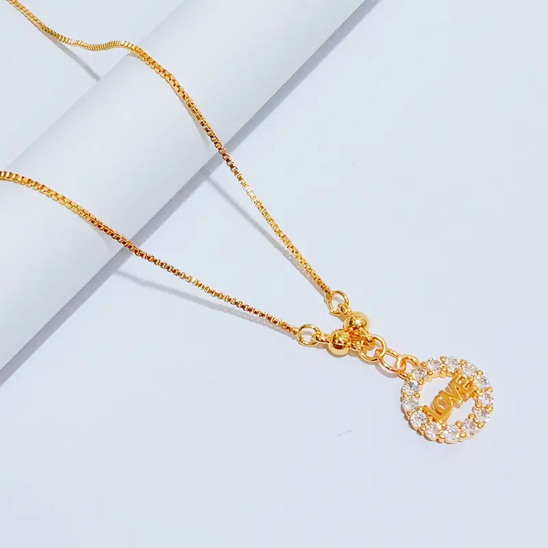 Kalung Xuping Dewasa Simpel Model Terbaru Gold - Simpel Tapi Mewah Cocok untuk Segala Acara - Gambar 5