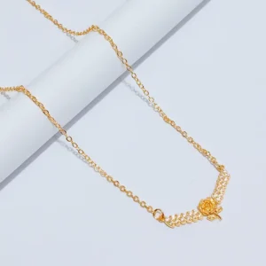 Kalung Permata Dewasa Lapis Emas Anti Karat - Kemewahan Tanpa Batas dengan Harga Grosir Terjangkau