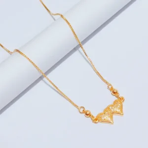 Kalung Koye Gold Dewasa Motif Love Permata Lapis Emas - Ungkapkan Kasih Sayang dengan Kalung Love yang Mewah