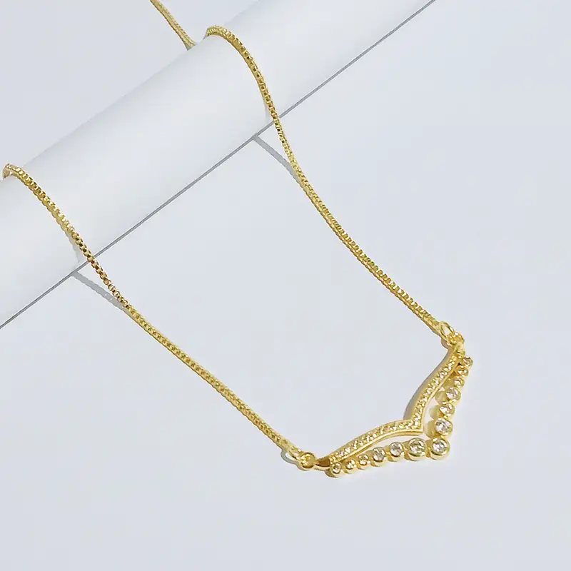 Kalung Koye Gold Permata Elegan Terbaru Lapis Emas - Elegan Terbaru yang Siap Mempercantik Penampilan Anda - Gambar 2