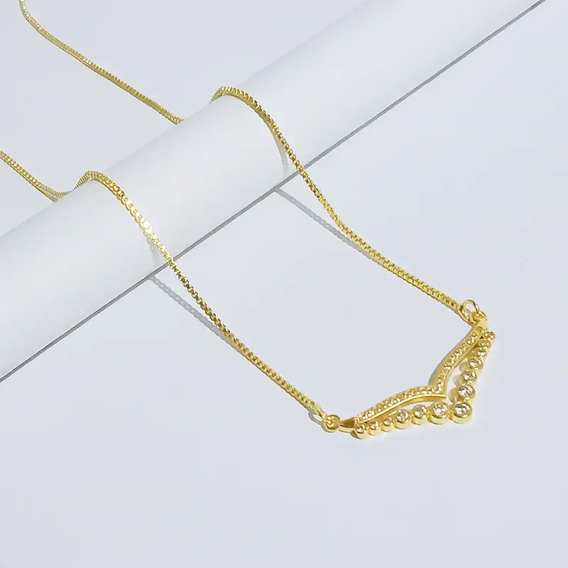 Kalung Koye Gold Permata Elegan Terbaru Lapis Emas - Elegan Terbaru yang Siap Mempercantik Penampilan Anda - Gambar 5