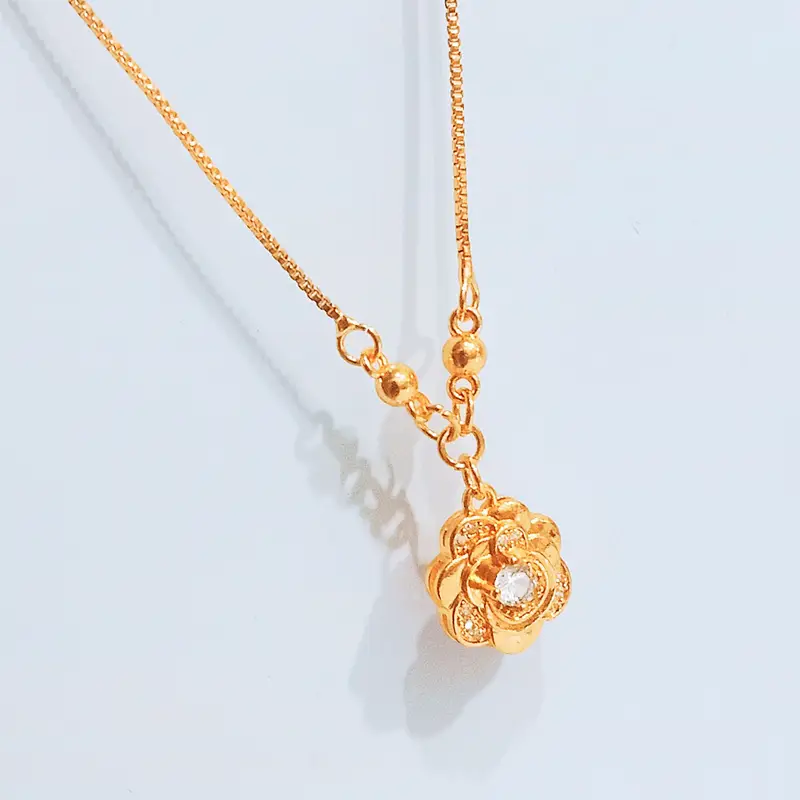 Kalung Permata Gold Xuping Elegan Premium Kalung Lapis Emas - Gambar 2