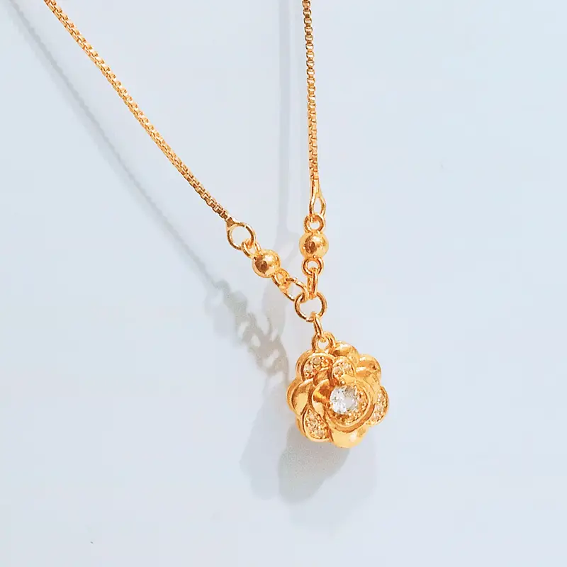 Kalung Permata Gold Xuping Elegan Premium Kalung Lapis Emas - Gambar 4