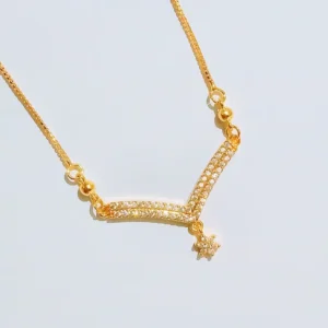 Kalung Koye Gold Permata Kalung Dewasa Model Kasual Anti Karat