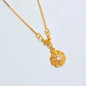 Kalung Koye Gold Permata Kalung Kasual Simpel Anti Karat