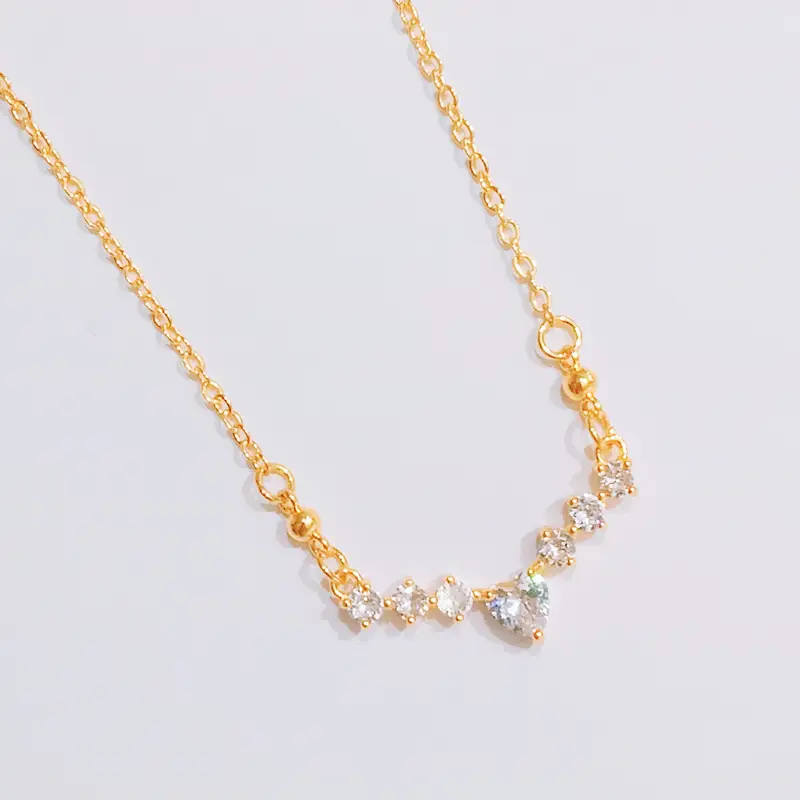 Kalung Koye Dewasa Kalung Gold Permata Zircon Lapis Emas Premium - Gambar 5