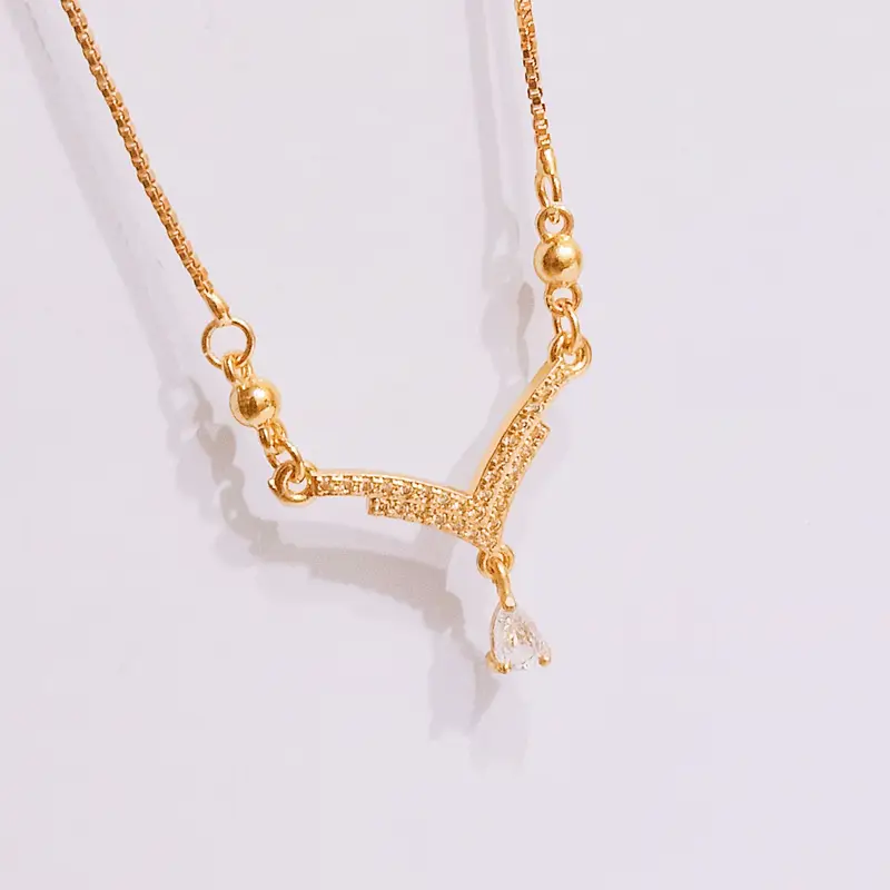 Kalung Koye Dewasa Permata Premium Gold Anti Karat Model Klasik - Gambar 2