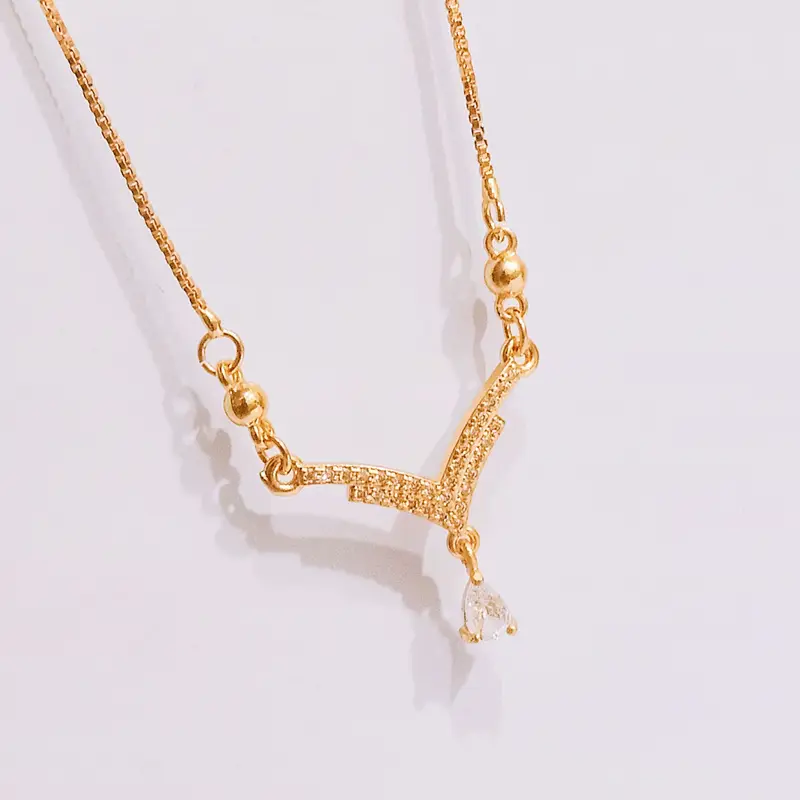 Kalung Koye Dewasa Permata Premium Gold Anti Karat Model Klasik - Gambar 3