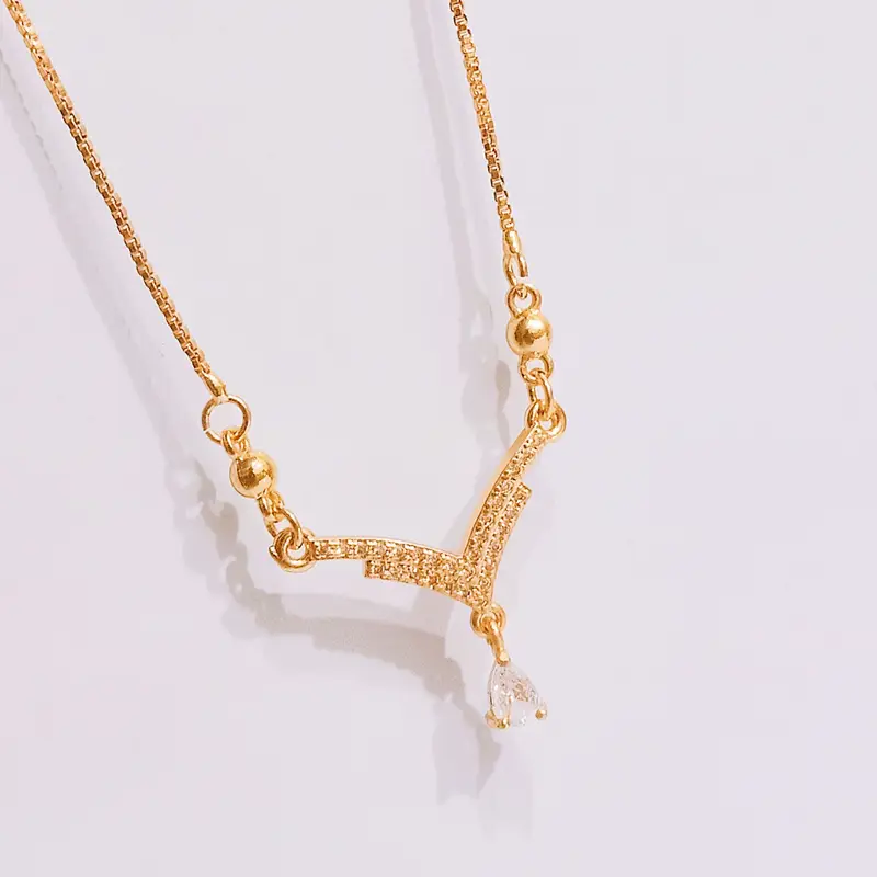 Kalung Koye Dewasa Permata Premium Gold Anti Karat Model Klasik - Gambar 4