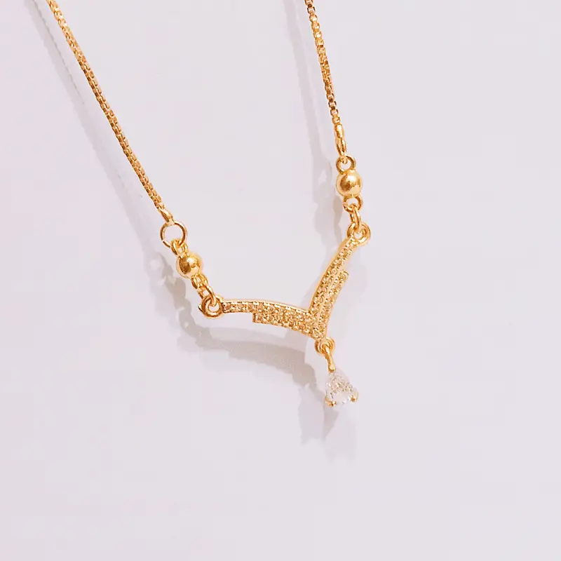 Kalung Koye Dewasa Permata Premium Gold Anti Karat Model Klasik - Gambar 5