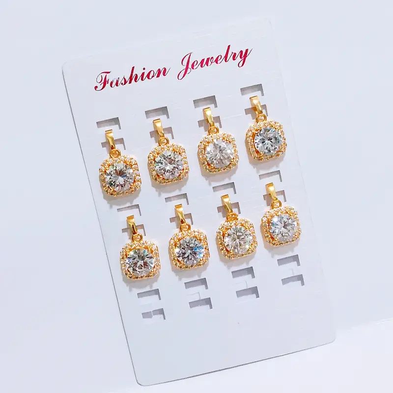 Liontin Batu Permata Gold Lapis Emas Anti Karat - Gambar 3