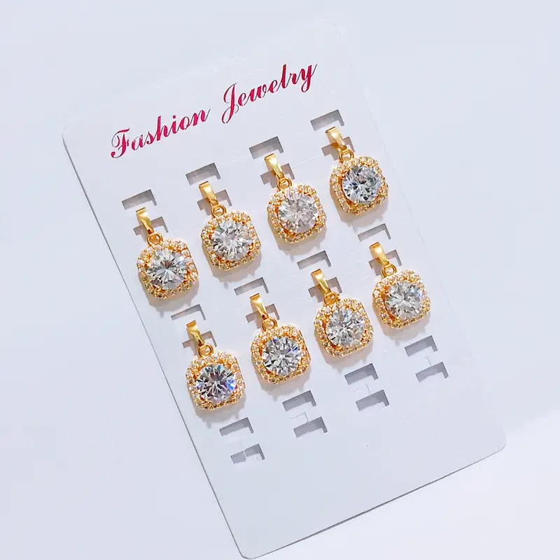 Liontin Batu Permata Gold Lapis Emas Anti Karat - Gambar 5