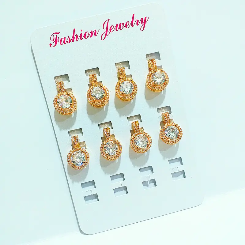 Liontin Gold Full Permata Kasual Terbaru - Gambar 5