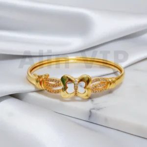 gelang bangle gold kupu kupu permata glb009 alin vip